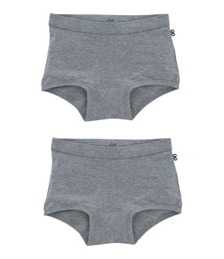 Woody Cutbriefs Grau 2er Pack