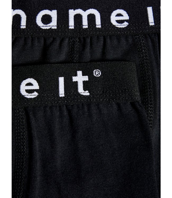 Name it Boxershort Basic Black  2-pack