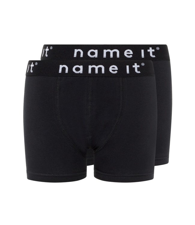 Name it Boxershort Basic Black 2-pack