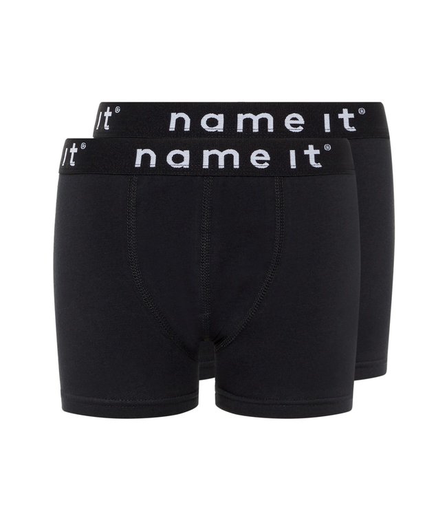 Name it Shorts Basic Black  2er Pack