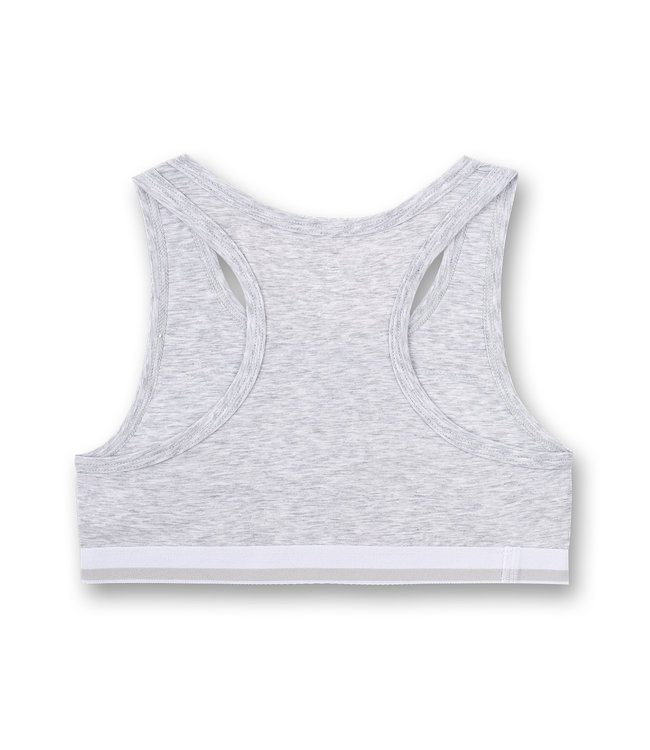 Sanetta Crop top Basic Grey