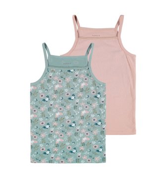 Name it Camisole Pale Mauve Flower 2-pack