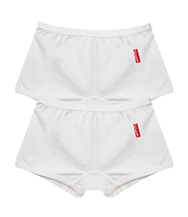 Claesen's Cutbriefs Basic White 2-pack