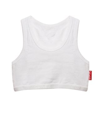 Claesen's Crop top Basic White