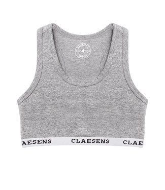 Claesen's Crop top Basic Grey
