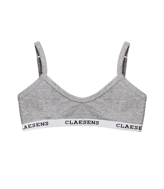 Claesen's Crop top Basic Grey