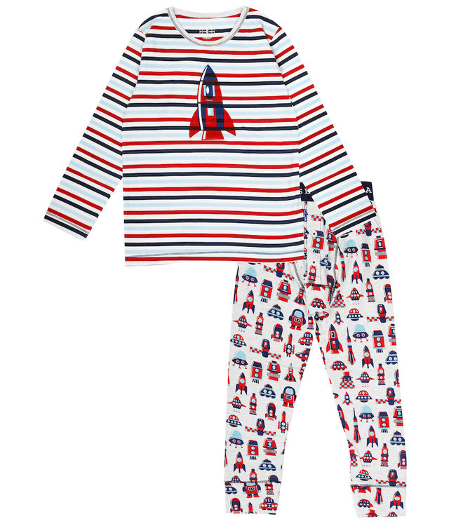 Claesen's Pyjama Long John Cosmic Stripes