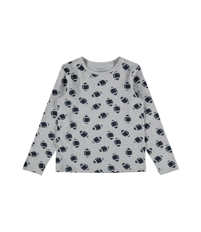 Name it Pyjama set Grey Melange Rugby