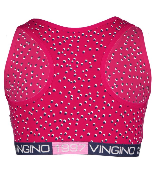 Vingino Racerback topje Dots Persian Red