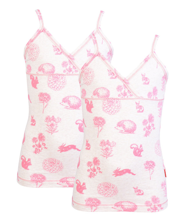 Claesen's Unterhemd Pink Autumn 2er Pack