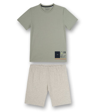 Sanetta Pajamas with short Dusty Green