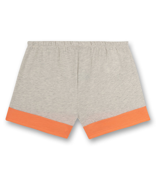 Sanetta Pyjama broek short Orange Grey