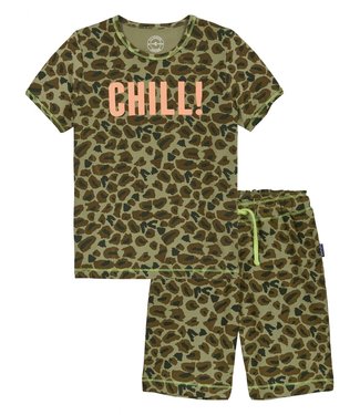 Claesen's Pyjama shorty Leopard Chill