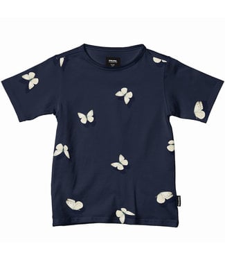 SNURK T-Shirt Butterfly Blue