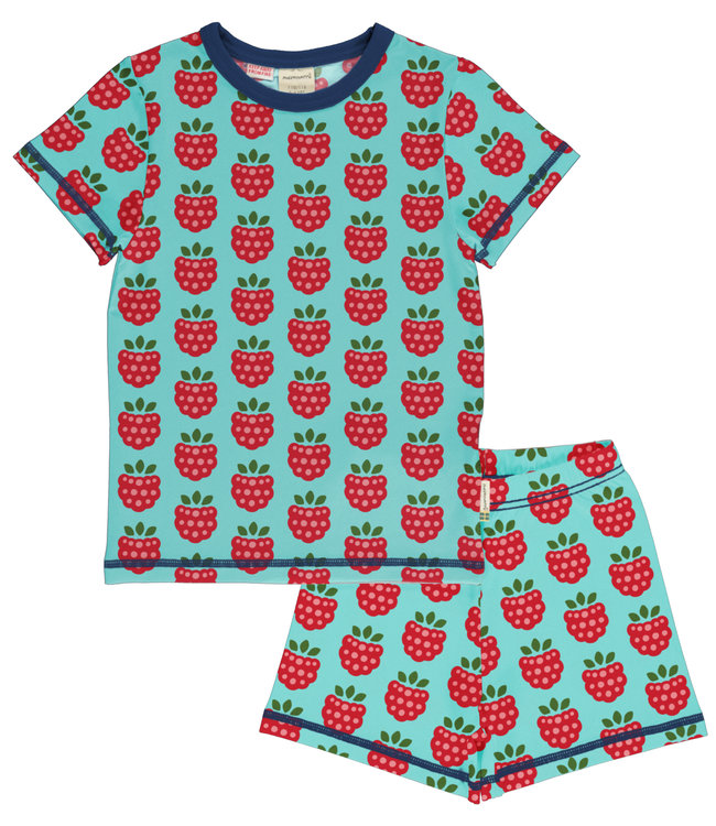 Maxomorra Pyjama korte broek Raspberry