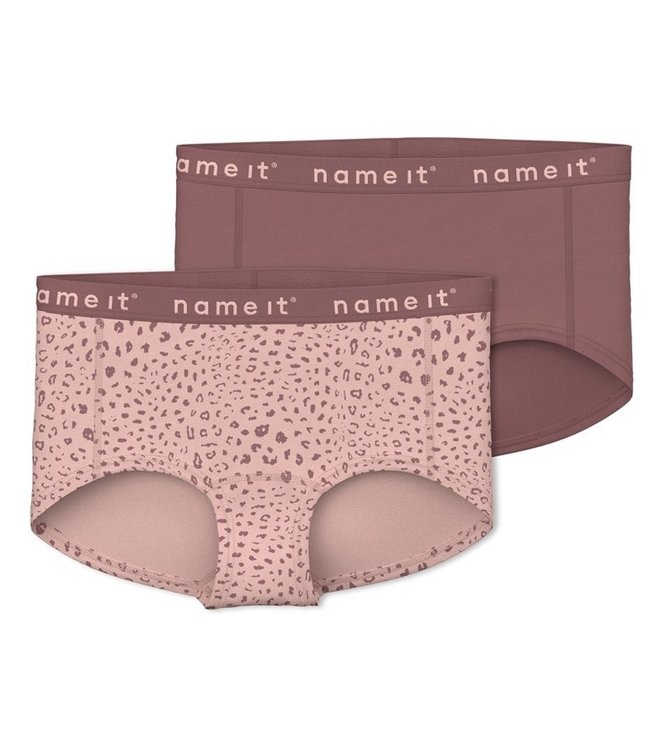 Name it Cutbriefs Rose Taupe Leo 2er Pack