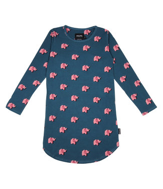 SNURK Dress Pink Elephant