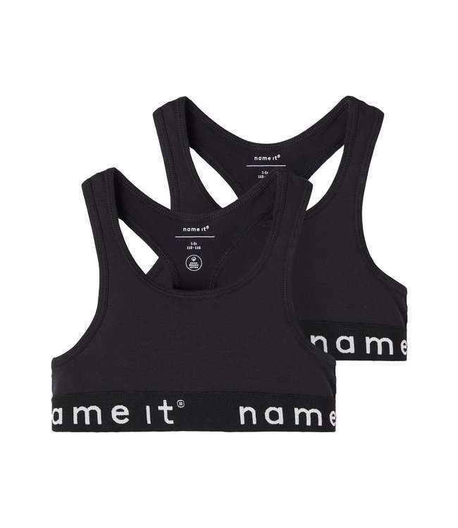 Name it Crop top Black NEW 2-pack