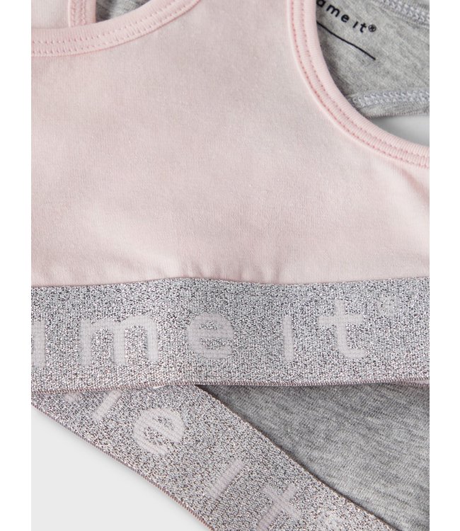 Name it Bustier Pink Lurex NEW 2er Pack