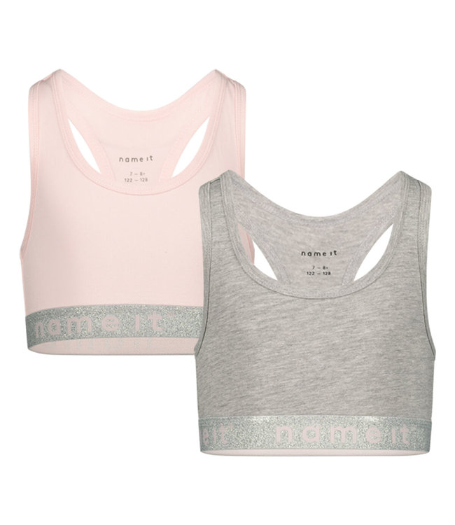 Name it Crop top Pink Lurex NEW 2-pack