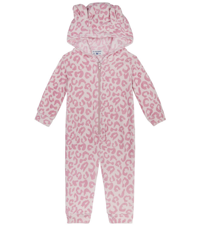 Claesen's Baby-Jumpsuit Baumwollsamt Pink Panther