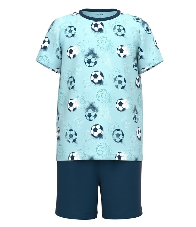 Name it Schlafanzug Kurze Hose Football