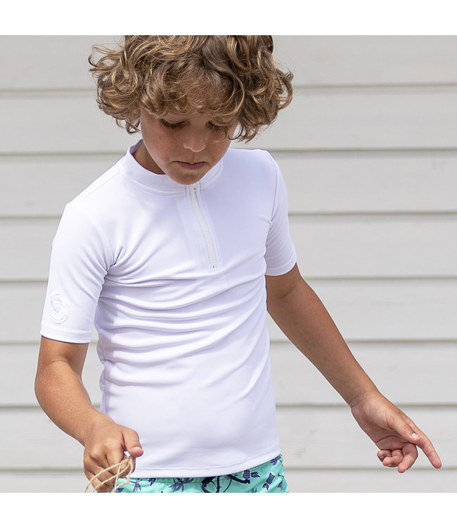 Petit Crabe Zwemshirt UV 50+ Max White