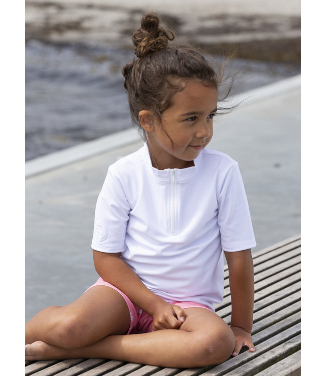 Petit Crabe Schwimmshirt UV 50+ Max White