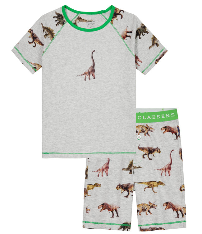 Claesen's Schlafanzug kurze Hose Dino Stripes
