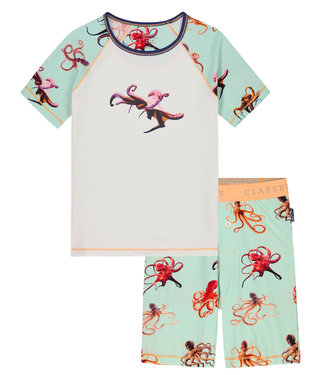 Claesen's Schlafanzug kurze Hose Octopus