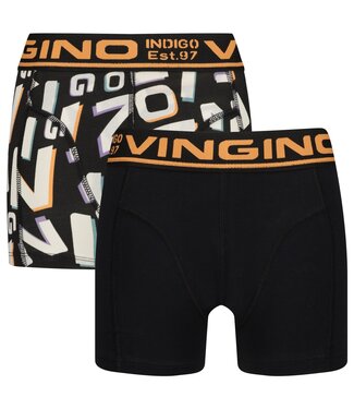 Vingino Boxershort Vingino Deep Black 2-pack