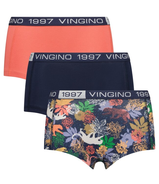 Vingino Cut briefs Tiger Flower Blue 3-pack