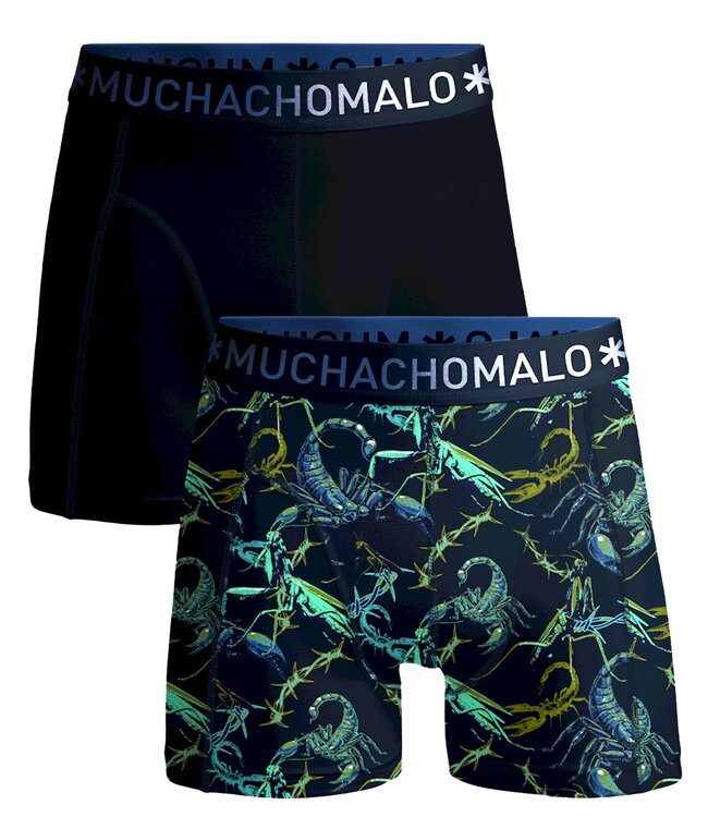 Muchachomalo Boxer shorts cotton-modal Scorpion 2-pack