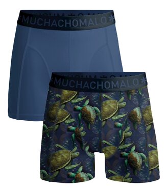 Muchachomalo Boxershort cotton modal Turtles 2-pack