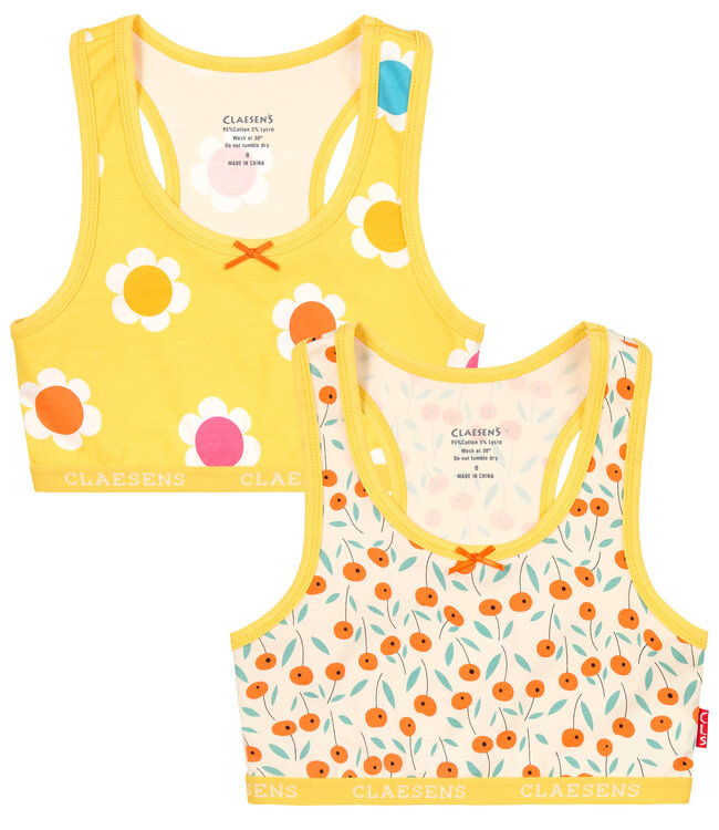 Claesen's Crop top Daisy 2-pack