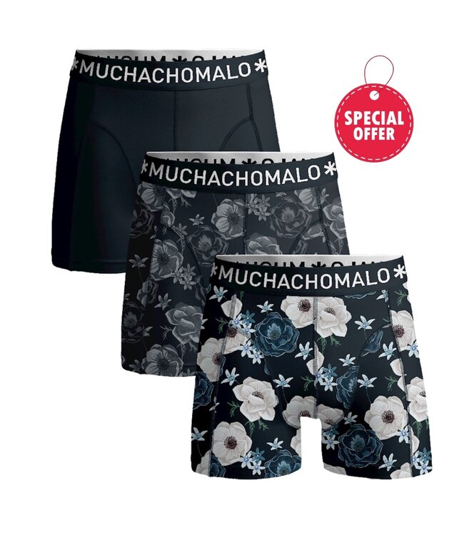 Muchachomalo Boxershort Floral 3-pack Special Price