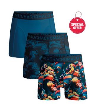 Muchachomalo Boxer trunks Toucan 3-pack Special Price