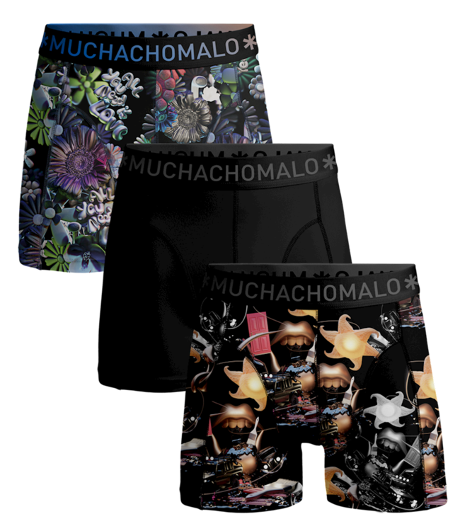 Muchachomalo Boxershort Rolling Stones Beetles 3-pack