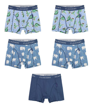 Claesen's Boxer short Multi Animal 5-pack