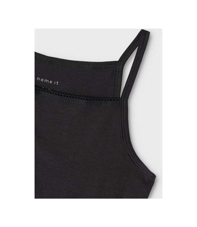 Name it Unterhemd Schwarz 2er Pack
