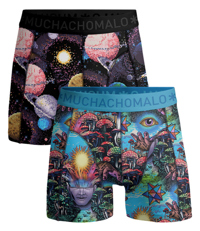 Muchachomalo Boxershorts Inner Outer Space 2er-Pack