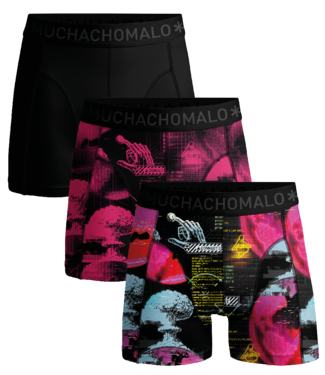 Muchachomalo Boxer trunks Binary 3-pack
