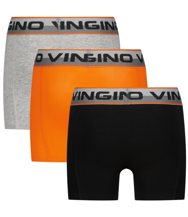 Vingino Boxer shorts Solid Orange Red 3-pack