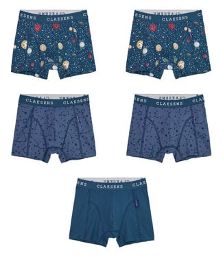 Claesen's Boxershort Multi Planet 5-pack