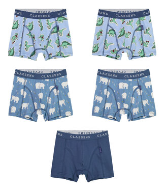 Claesen's Boxershort Multi Animal 5-pack