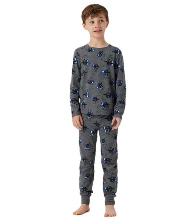 Name it Schlafanzug Skull Grey