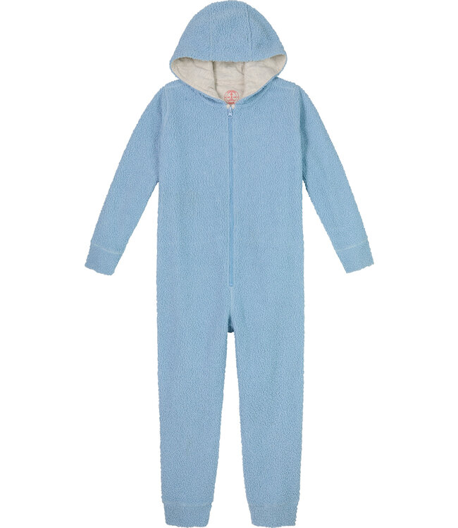 Claesen's Jumpsuit cotton teddy Winter Sky