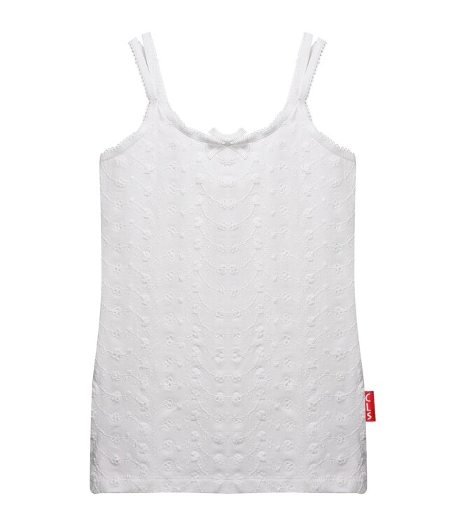 Claesen's Unterhemd White Embroidery