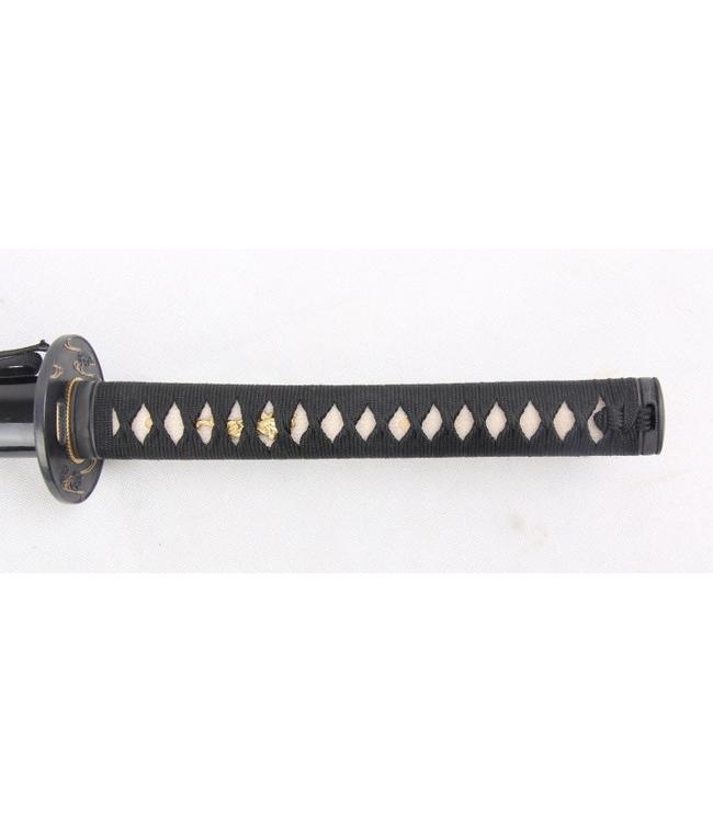 Schwarz Samurai katana schwert mit kogatana messer