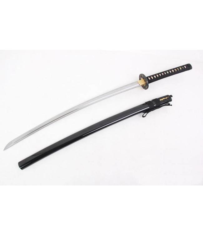 Schwarz Samurai katana schwert mit kogatana messer